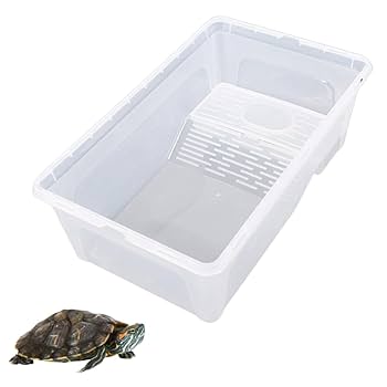 Amazon | ideamall 亀 水槽 カメ 亀の水槽 タートルボックス